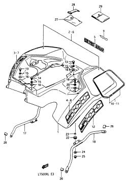 041 - REAR FENDER (MODEL H /​ J /​ K)