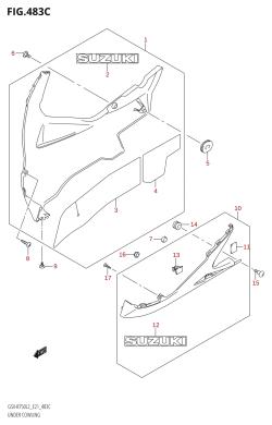483C - UNDER COWLING (GSX-R750UF:L2:E21)