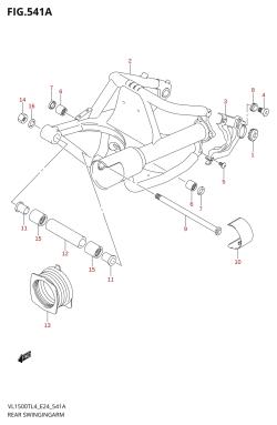 541A - REAR SWINGINGARM