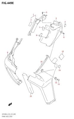 449E - FRAME HEAD COVER (VZR1800Z:L4:E28)