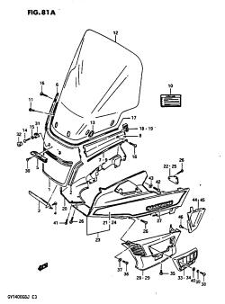 81A - OUTER COWLING MODEL J