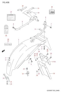40B - REAR FENDER (MODEL T)