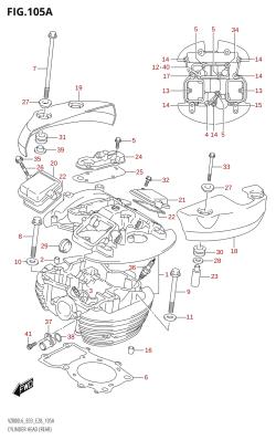 105A - CYLINDER HEAD (REAR)