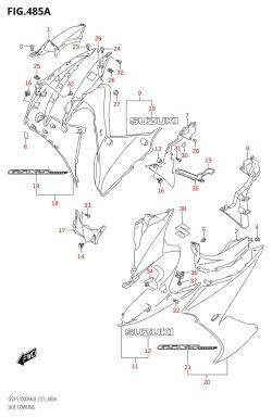 485A - SIDE COWLING (GSX-S1000FA:L8:E21)
