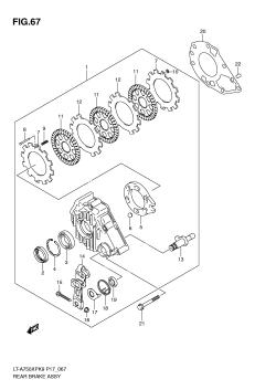 067 - REAR BRAKE ASSY