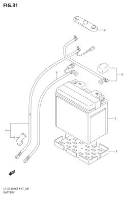 031 - BATTERY (LT-A750XK8 /​ XZK8)