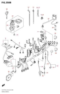 350B - WIRING HARNESS (GSX-R750:L3:E28)