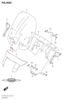 454C - WINDSCREEN (VL1500T:L3:E33)
