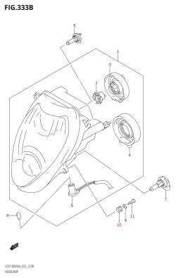 333B - HEADLAMP (E19,P37)