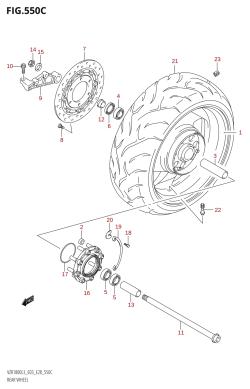 550C - REAR WHEEL (VZR1800:L3:E33)