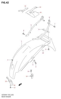 042 - REAR FENDER