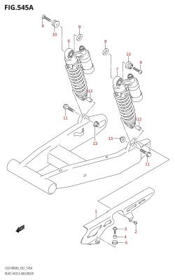 545A - REAR SHOCK ABSORBER