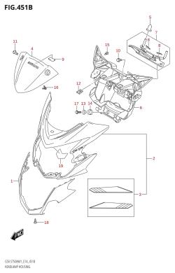 451B - HEADLAMP HOUSING (GSX-S750ZA)