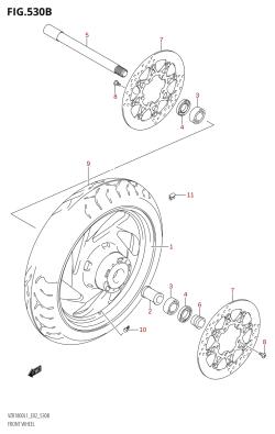 530B - FRONT WHEEL (VZR1800:L1:E19)