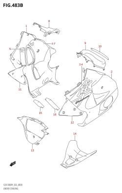 483B - UNDER COWLING (Y)