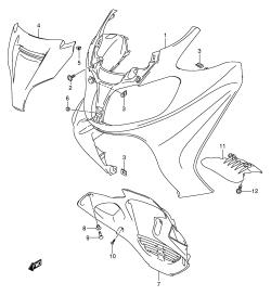 46B - FRONT LEG SHIELD (AN650AK5)
