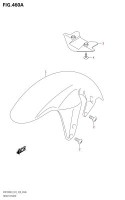 460A - FRONT FENDER (VZR1800:L8:E28)