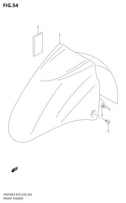 054 - FRONT FENDER (AN650K3 /​ K4 /​ K5)