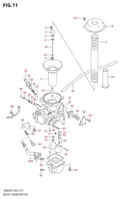 011 - REAR CARBURETOR