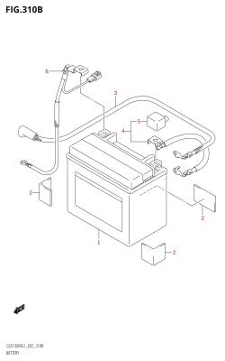 310B - BATTERY (GSX1300R:L1:E19)