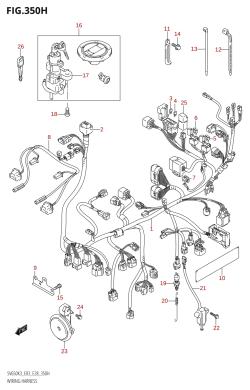 350H - WIRING HARNESS (SV650SA:K7)