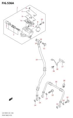 536A - FRONT BRAKE HOSE