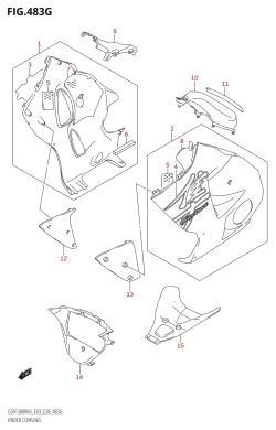 483G - UNDER COWLING (GSX1300RZ:K7)