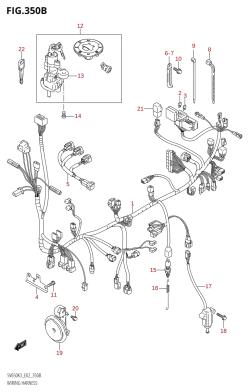 350B - WIRING HARNESS ((SV650,SV650U):(K5,K6))