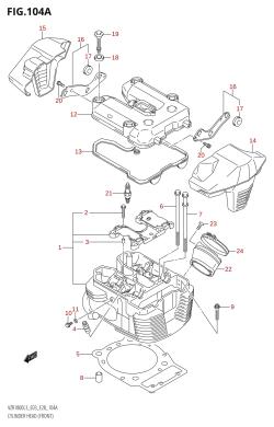 104A - CYLINDER HEAD (FRONT)