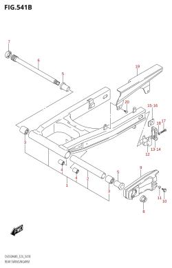 541B - REAR SWINGINGARM