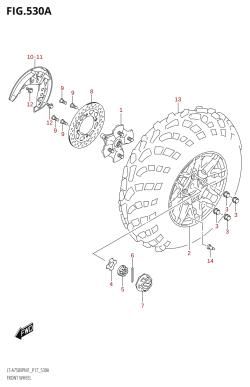 530A - FRONT WHEEL (LT-A750XPM1 P17)