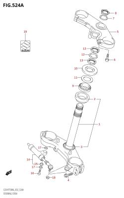 524A - STEERING STEM