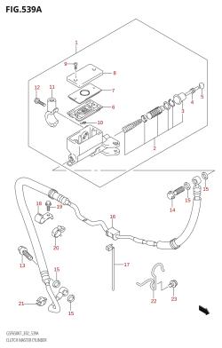 539A - CLUTCH MASTER CYLINDER (GSF650,GSF650U,GSF650A,GSF650UA)
