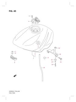 043 - FUEL TANK (GS500FH)