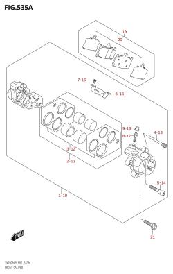 535A - FRONT CALIPER