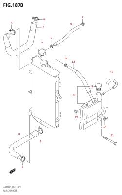 187B - RADIATOR HOSE (AN650:L4:E19)