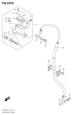 537A - FRONT MASTER CYLINDER