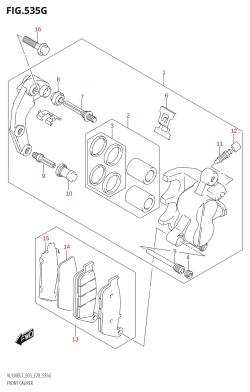 535G - FRONT CALIPER (VL1500T:L7:E33)