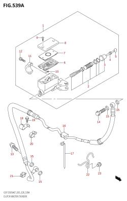 539A - CLUTCH MASTER CYLINDER