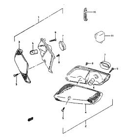 019 - FRONT TURN SIGNAL LAMP