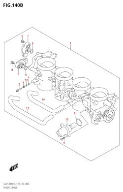 140B - THROTTLE BODY (GSX-S1000FA:L6:E28)