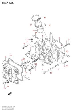 104A - CYLINDER HEAD (FRONT)