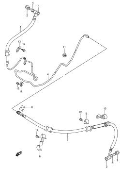 73A - REAR BRAKE HOSE (AN650AK4 /​ AK5)