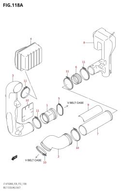 118A - BELT COOLING DUCT