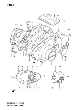 006 - CRANKCASE COVER