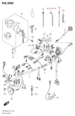 350C - WIRING HARNESS (VZR1800BZUF:L4:E19)