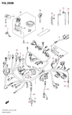 350B - WIRING HARNESS (GSX1300R:L1:E03)