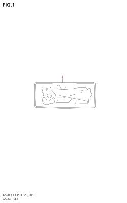 001 - GASKET (GS500H P28)