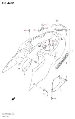 445D - FRAME COVER (K7)