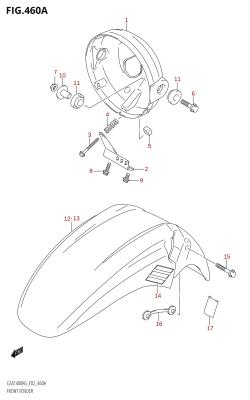 460A - FRONT FENDER
